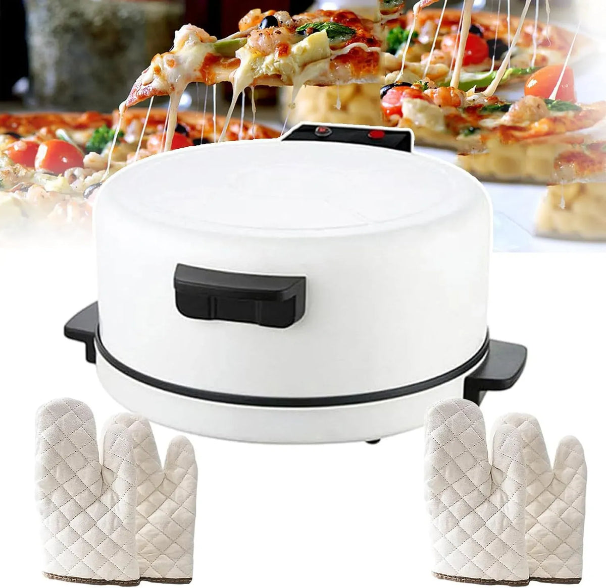 Four électrique à pizza, 11,8 pouces, gril, compact, professionnel, acier inoxydable, Ustensiles De Cuisson De 30Cm