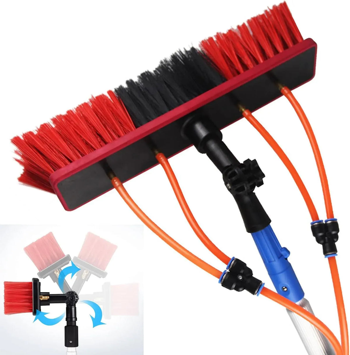 Nettoyeur, brosse, 55 cm, 11,9 m, pour toits de véranda et zones difficiles d'accès