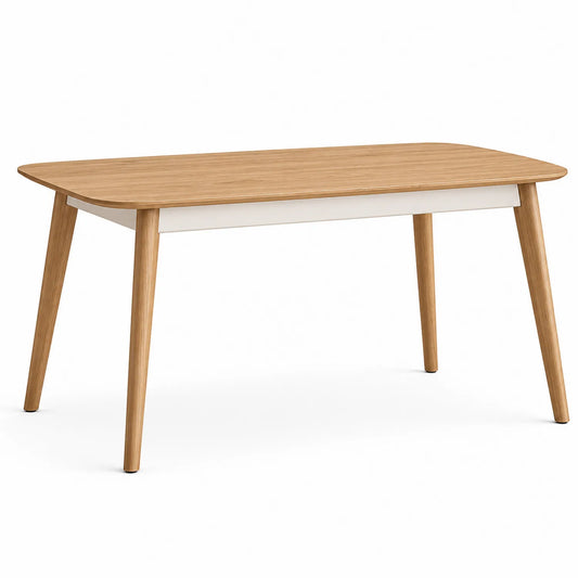 Mesa de comedor de roble 120x80x75 cm