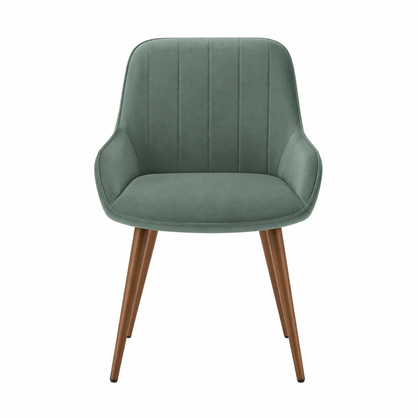 Silla de Tela y Madera Verde 80 cm