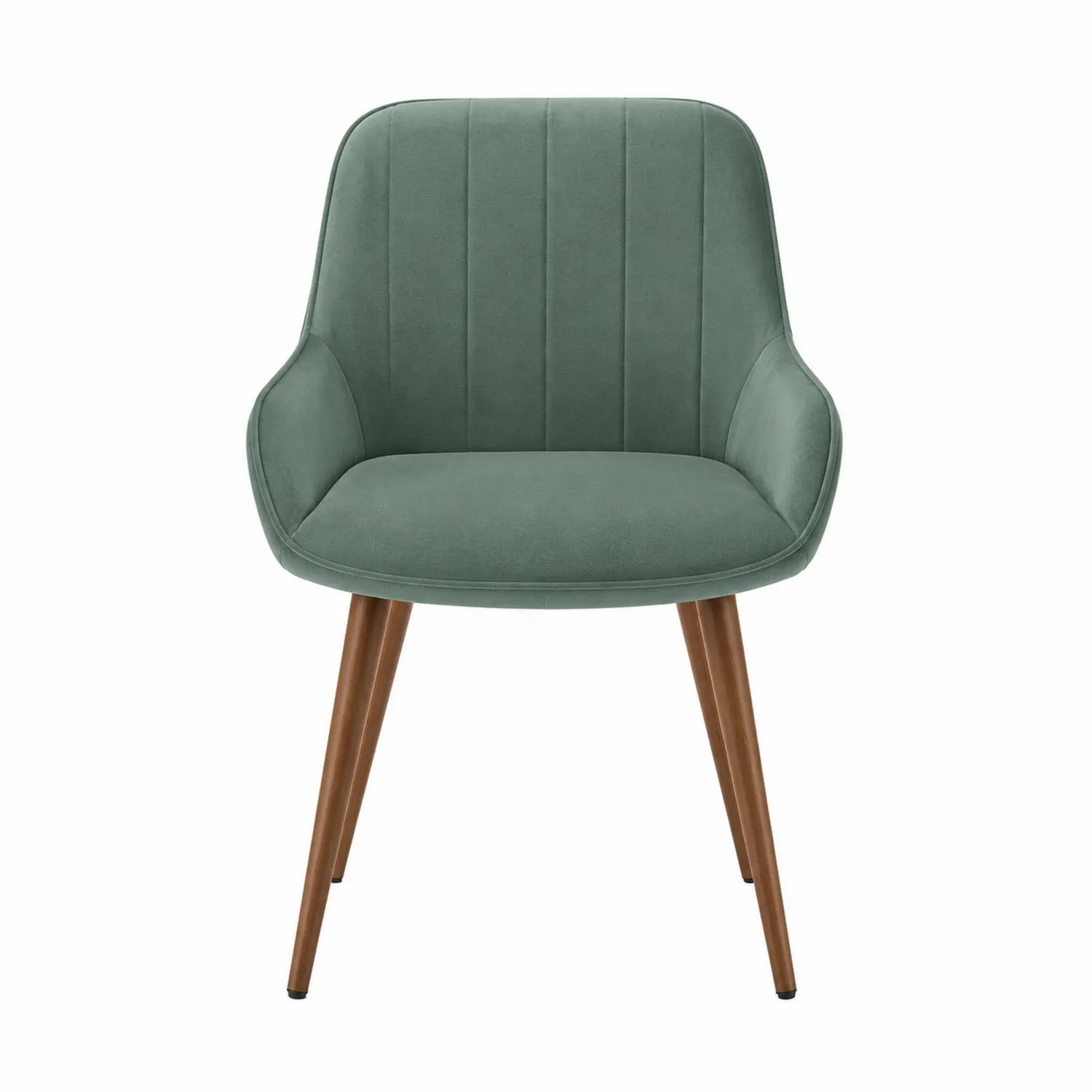 Silla de Tela y Madera Verde 80 cm