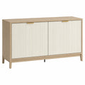 Aparador de Madera MDF Beige 120x40x85 cm