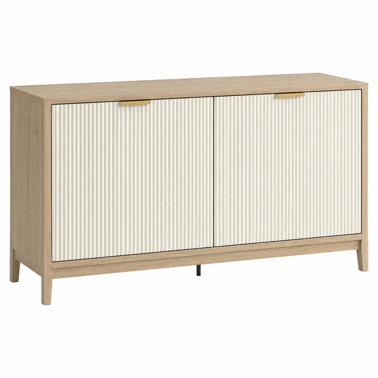 Aparador de Madera MDF Beige 120x40x85 cm