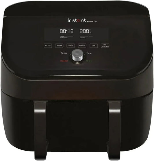 Friteuse à air chaud 8-en-1, 1700 W, gril, pâtisserie, noir