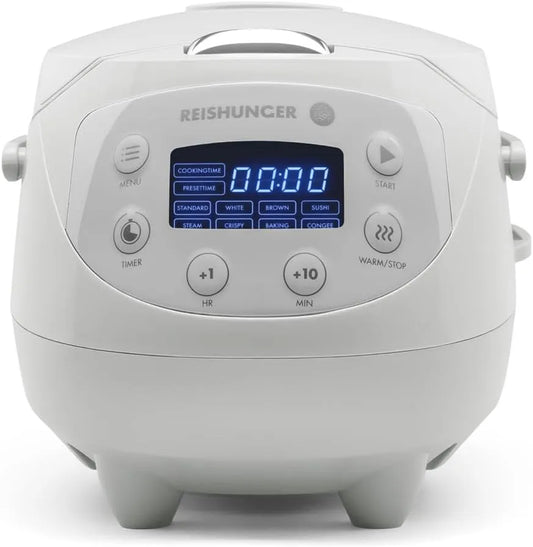 Cuiseur, cooker, 0,6 L, maintien au chaud, vapeur, gris, pour 1-3 personnes