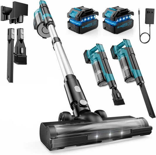 Aspirateur 700W/60KPA 70min, 2.0 L, 700 W, installation murale, tactile, OLED, Brosse Anti-Enmêlement Améliorée et OLED Écran Tactile