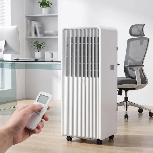 Climatiseur 24H, minuteur, 10000 BTU, appareil de climatisation, Climatiseur Mobile 12000 BTU Rafraîchit 20 m²