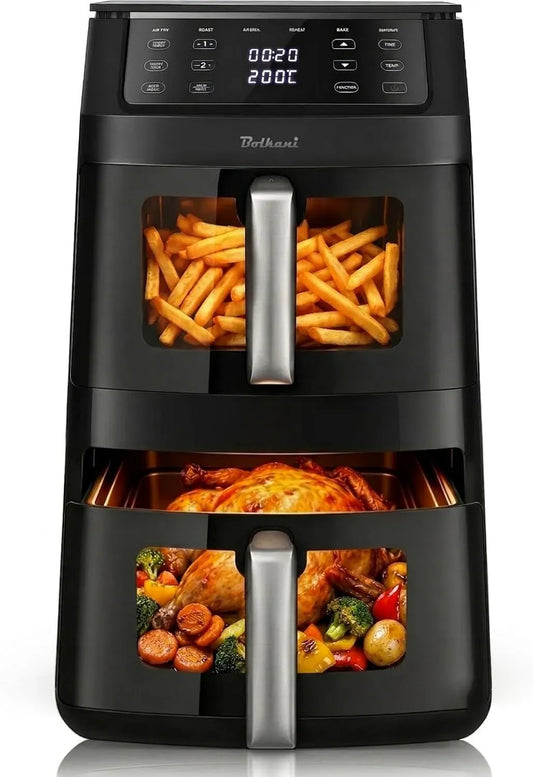 Friteuse à air chaud XXL 11, 11 L, 6 programmes, tactile, gril, Smart Finish & Sync, écran tactile, fonction grill, 6 programmes automatiques