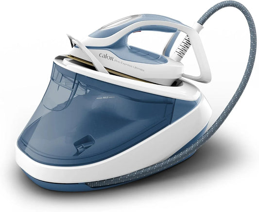 Bleu Aqua, Calor, 7,6 bars, Pro Express Ultimate II Centrale Vapeur, Steam iron haute performance