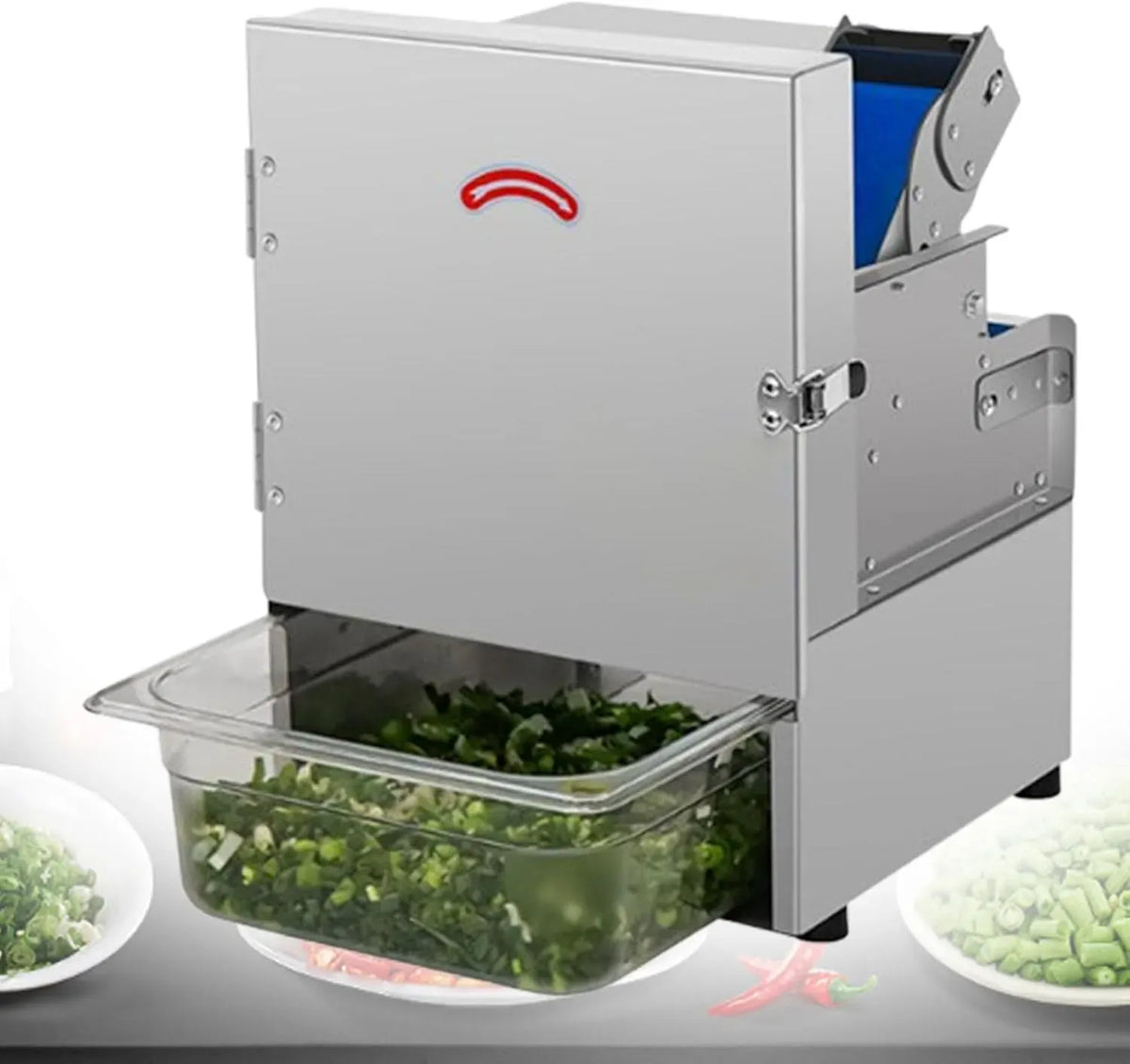 dés, Coupe-légumes électrique haute capacité 150 kg/h Tranches