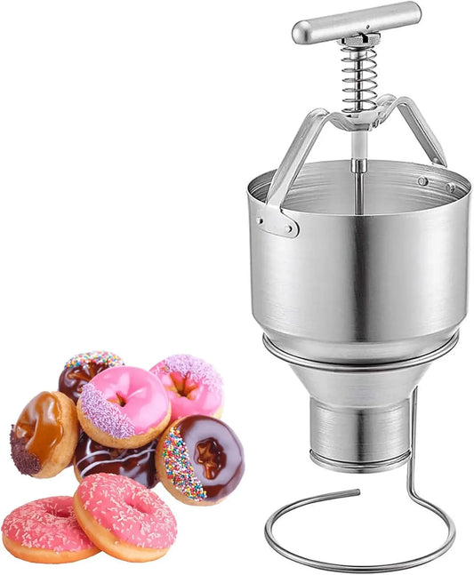 Machine à donuts, 3 L, machine à beignets, professionnel, acier inoxydable