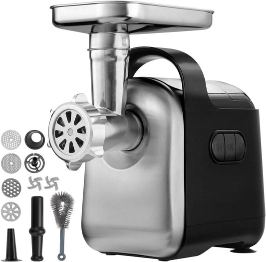 Machine à saucisses, 550 W, industriel, professionnel, acier inoxydable, plastique