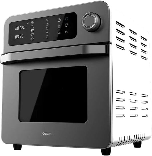 Cecotec Four électrique, 15 L, 1700 W, tactile, acier inoxydable, 10 menus prédéfinis, 60-230 º, Écran tactile