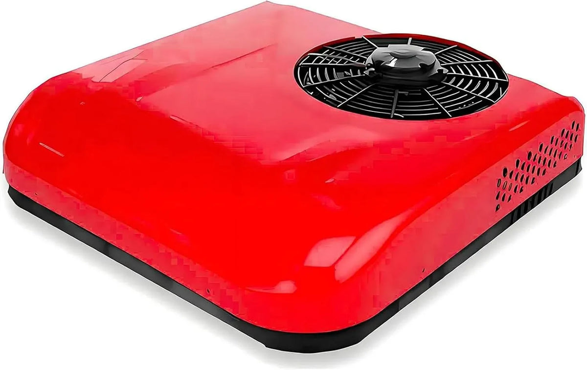 Climatiseur 12V/24V Red-24V, 800 W, 12 V, camping, rouge, 7500 BTU de froid, 10,5 V, 21,5 V