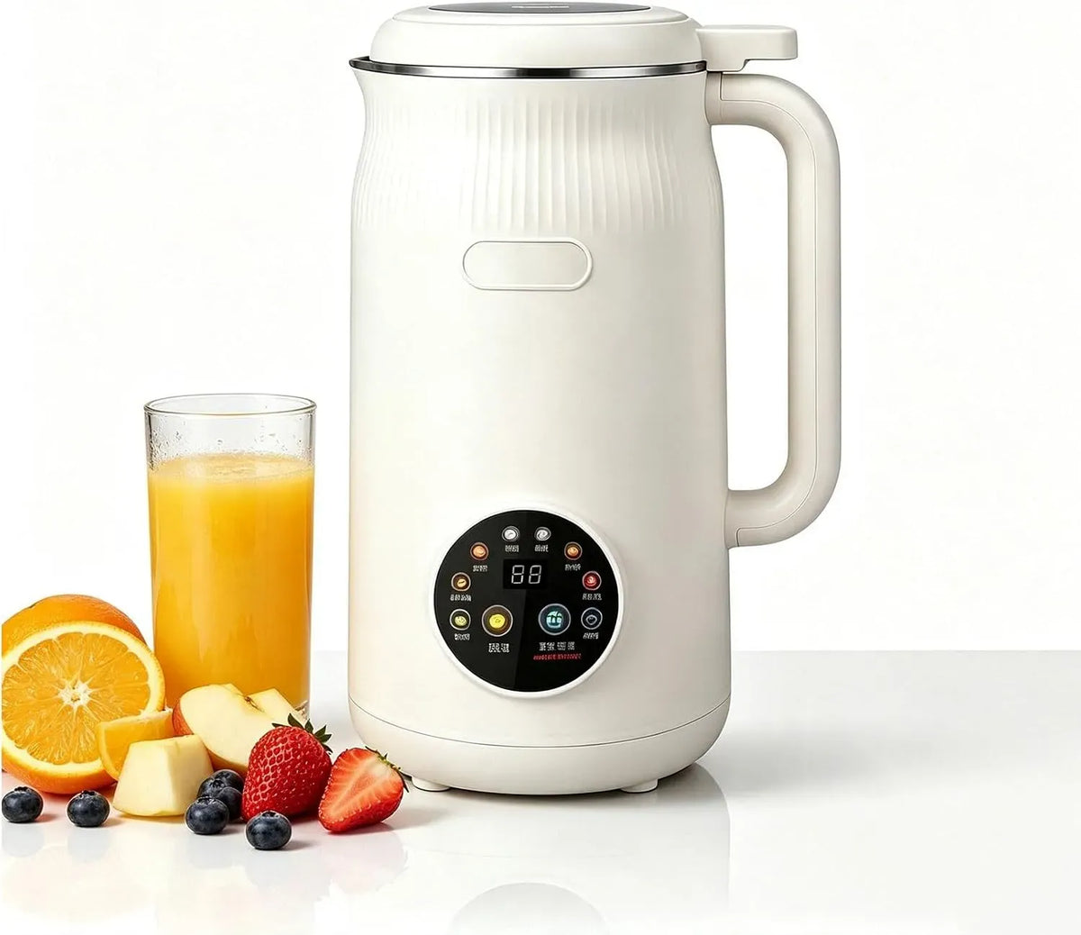 Machine à lait, machine à lait végétal et lait de noix, 1600 ml, minuteur, maintien au chaud