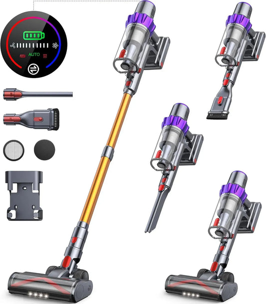 Aspirateur, 1,5 L, 450 W, Buture 450W/38Kpa 55Mins, tactile, silencieux