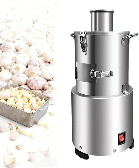 équipé de séparateur d'ail intégré, Éplucheur d'ail électrique Professionnel 200 W, Découvrez Les Innovations culinaires, capacité de 30 kg/h