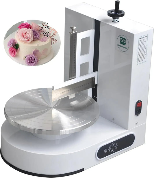 Machine, 35,6 cm, blanc, pour redresser et couvrir les gâteaux d'anniversaire