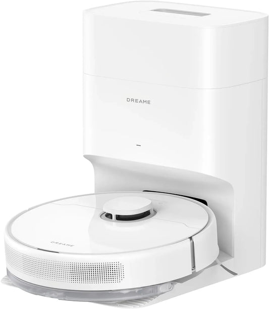 Robot aspirateur D10, jusqu'à 90 Jours de Nettoyage Mains Libres, télécommande Alexa/App, Aspiration 6000 Pa
