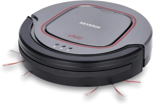 Severin RB 7025 Robot aspirateur, silencieux, noir, Autonomie 90 min