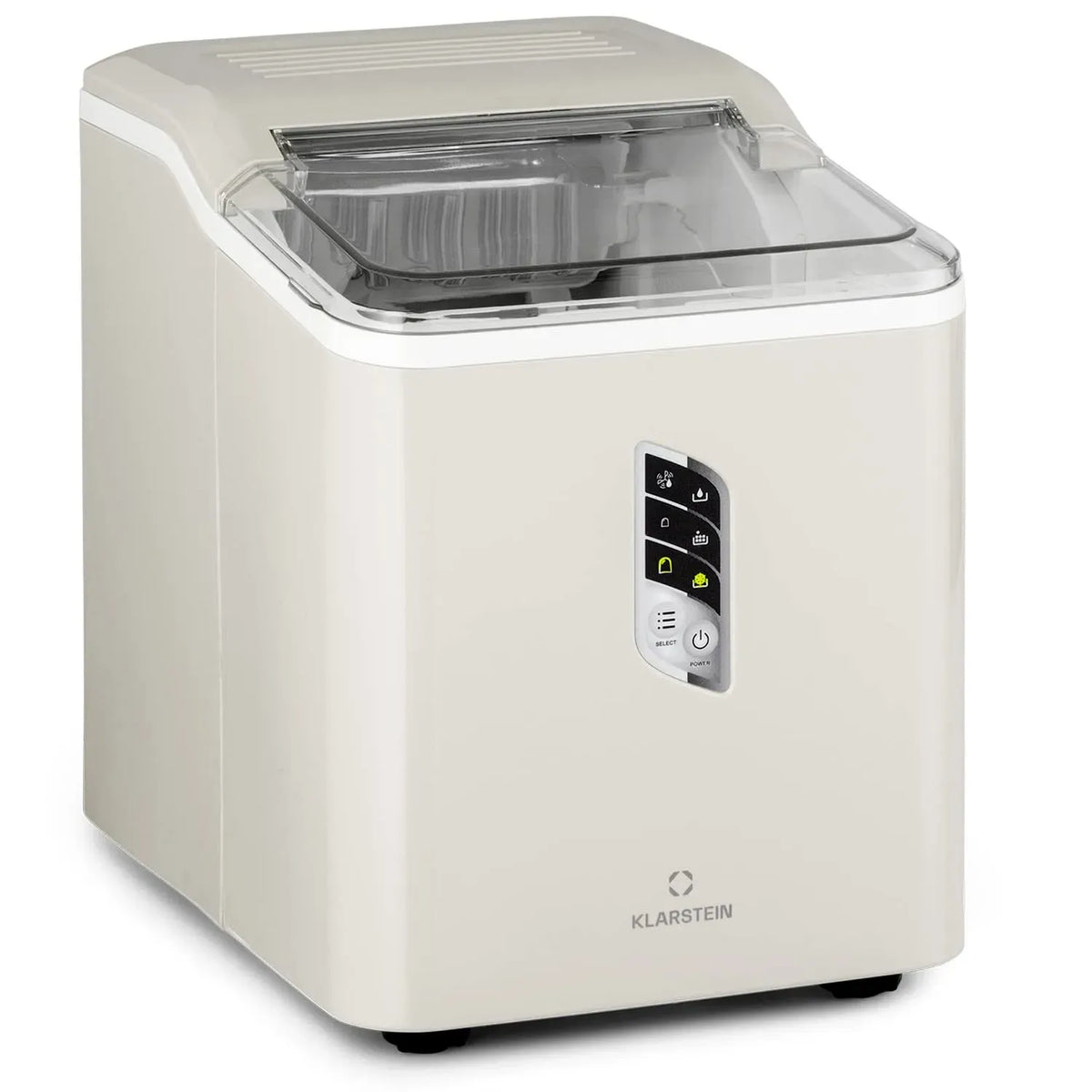 Klarstein Machine à glaçons, 1,5 L, Fabrique Rapidement Jusqu'à 12kg de Glacons, Capacité de 1,5L