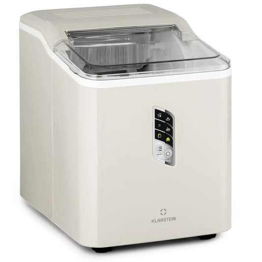 Klarstein Machine à glaçons, 1,5 L, Fabrique Rapidement Jusqu'à 12kg de Glacons, Capacité de 1,5L