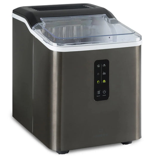 Klarstein Machine à glaçons, 1,5 L, Fabrique Rapidement Jusqu'à 12kg de Glacons, Capacité de 1,5L