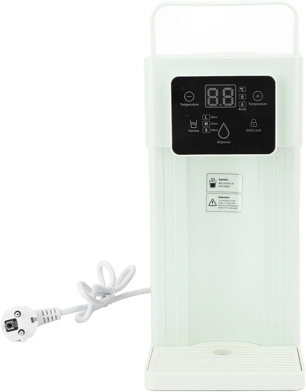 Bouilloire électrique, 3 L, vert, Distributeur D'eau Chaude Instantanée 3 L
