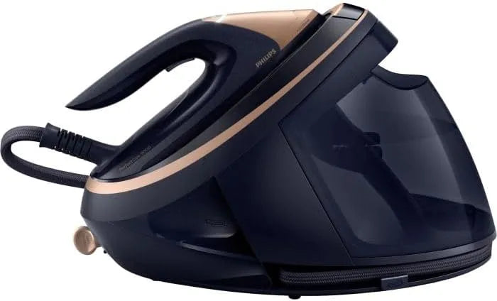 Philips PSG9050/20 Verrou de sécurité, semelle SteamGlide Elite, pour Arrêt automatique, Centrale vapeur PerfectCare série 9000, 3100 W, 9 bar