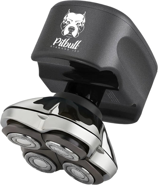 3SUM Rasoir, sans fil, pour hommes, PRO, Skull Shaver Pitbull Diamond Jet– Rasoir électrique tête et visage pour hommes