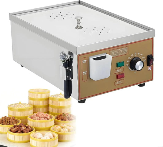 Cuiseur, vapeur, professionnel, restaurant, fonction chauffante, pour dim sum avec Alarme de surchauffe