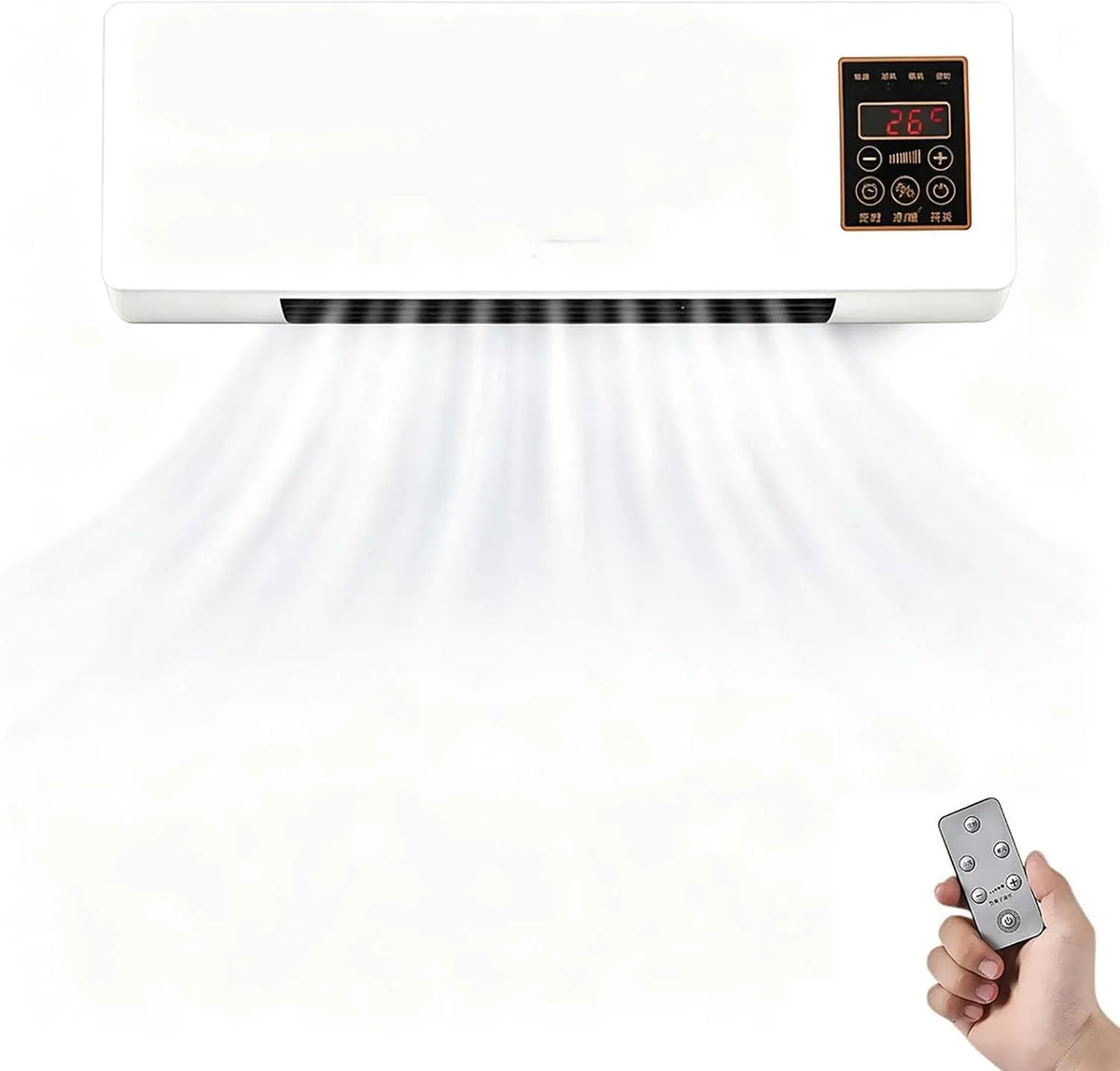 Climatiseur, portable, installation murale, silencieux, design ultra silencieux