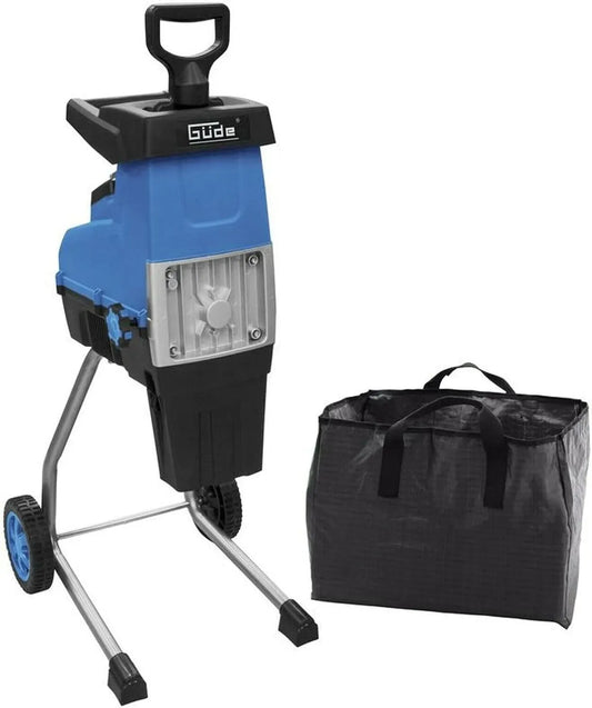GH 2801 technologie à rouleaux, 2800 W, Güde Broyeur de végétaux SILENT, 230 V, sac de collecte de 30 litres