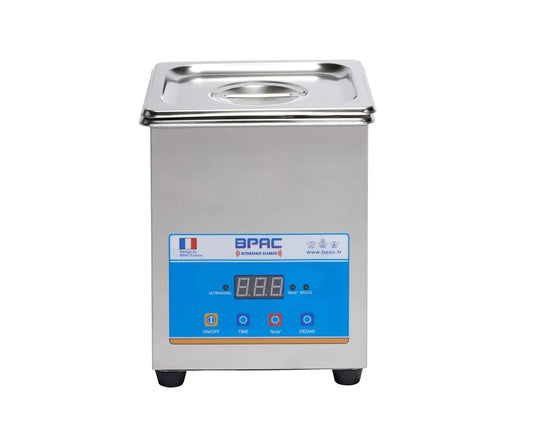 cuve de nettoyage à ultrasons, Nettoyeur, 2 L, 85 W, professionnel, pour Professionnels et Particuliers, BPAC
