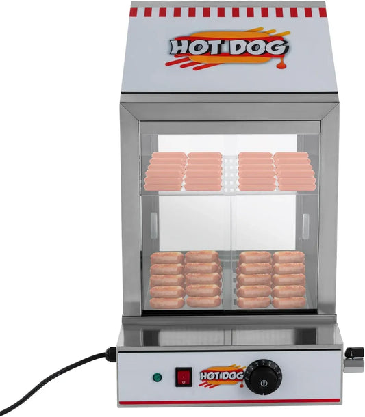 Machine à hot, 5 L, 1200 W, restaurant, acier inoxydable, fonction chauffante, pour hot-dogs