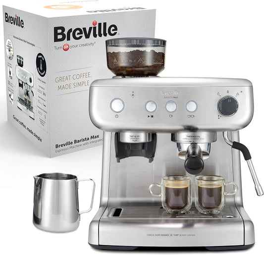 Machine à expresso VCF126X, vapeur, cafetière expresso, Breville Barista Max Machine à café/machine à expresso