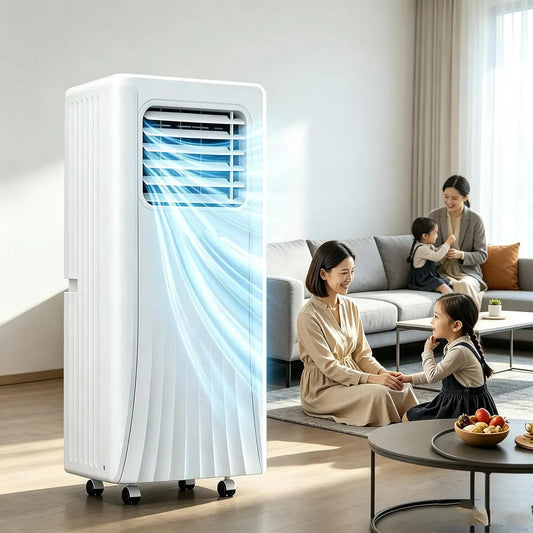 Climatiseur BTU/12 12000BTU, portable, unité AC oscillante pour Bureau à Domicile