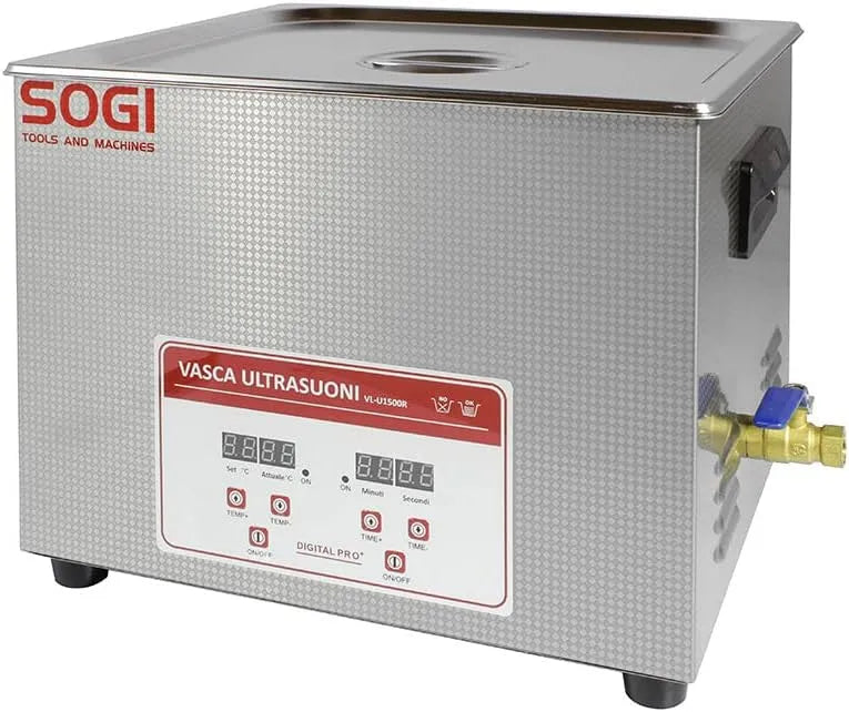 Lave-linge, 15 L, 360 W, Sogi L 360 VL-U1500R, acier inoxydable