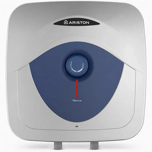 Chauffe-eau, 10 L, bleu, Ariston Blu Evo RS, ballon d'eau chaude, Chauffe-Eau Électrique sur Évier 10 litres