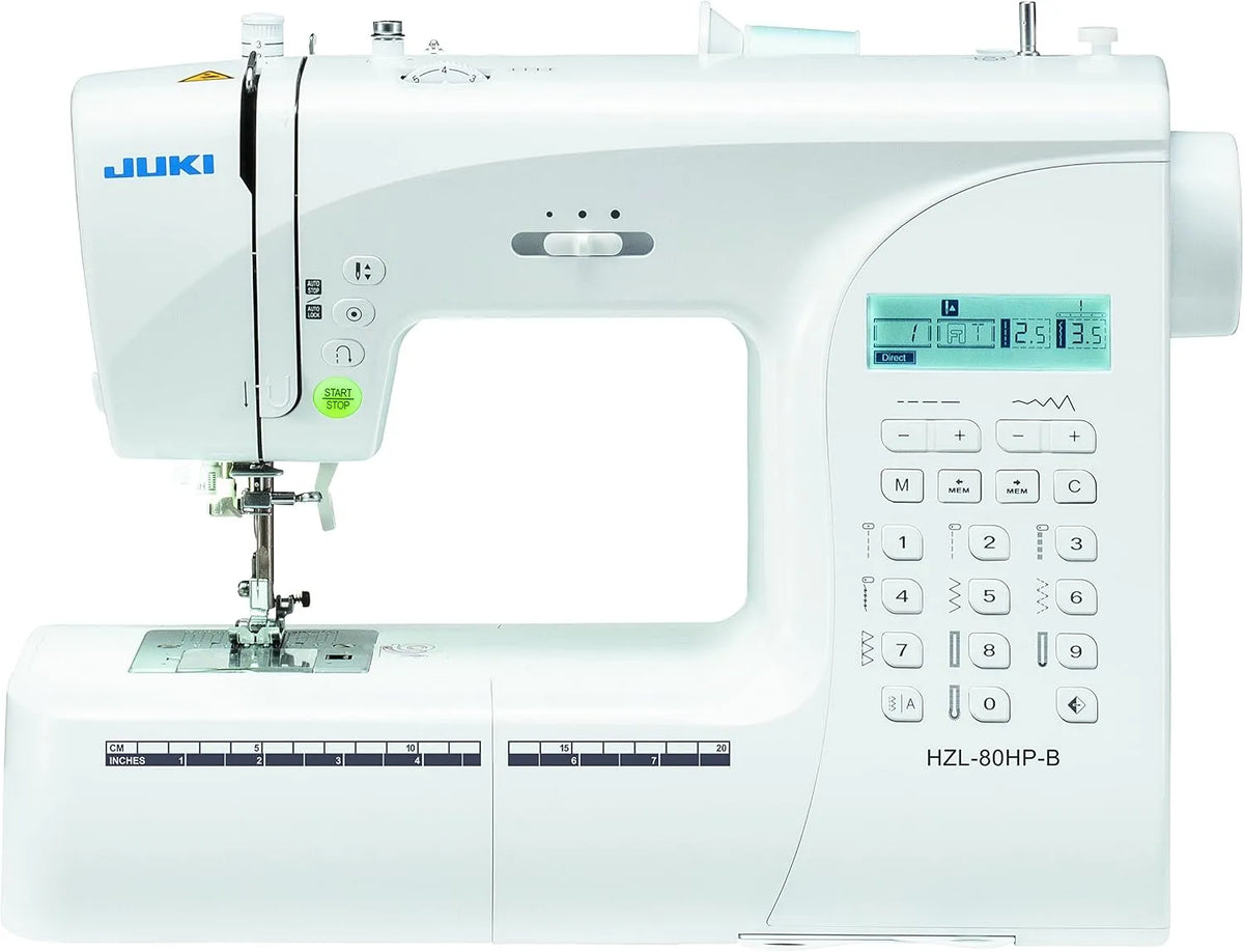 HZL-80HP-B Machine à Coudre, machine à coudre électrique, 40 x 18,8 x 29 cm, blanc, Juki