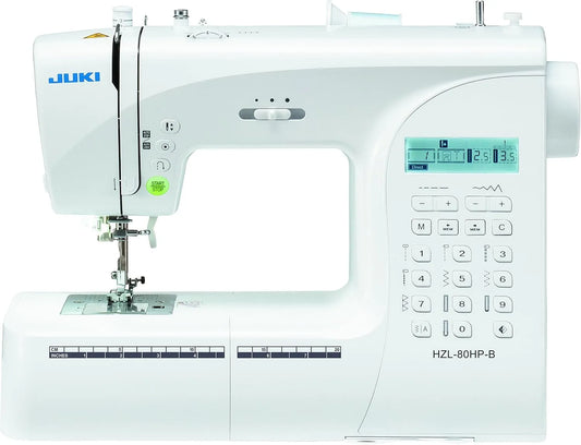 HZL-80HP-B Machine à Coudre, machine à coudre électrique, 40 x 18,8 x 29 cm, blanc, Juki