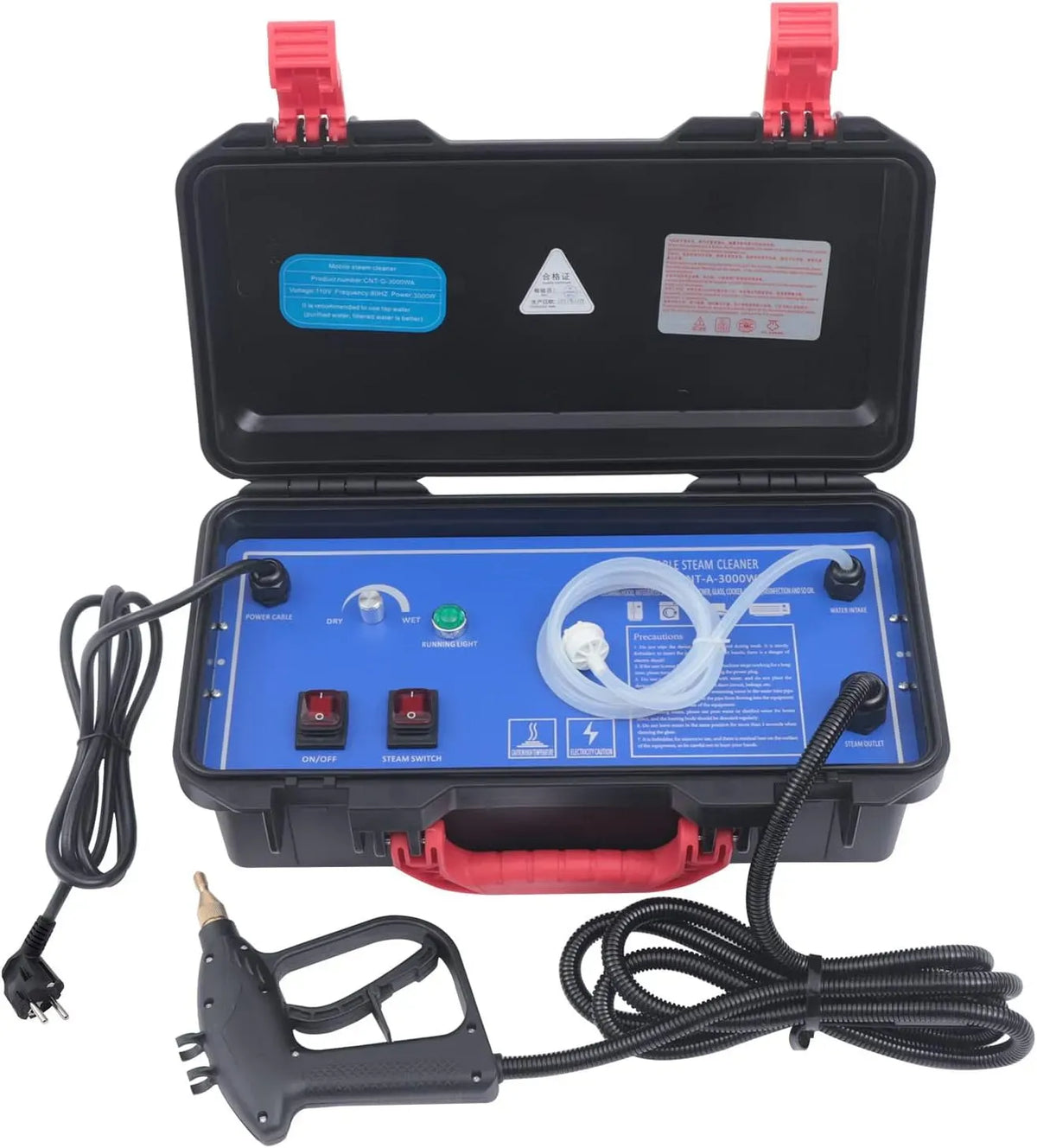 Nettoyeur vapeur W 220, 3000 W, 220 V, portable, ménage portable
