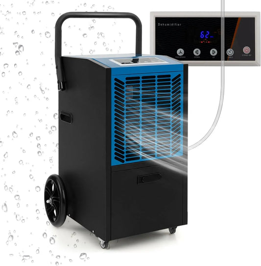 Déshumidificateur RELAX4LIFE 66L/24h, industriel, professionnel, bleu