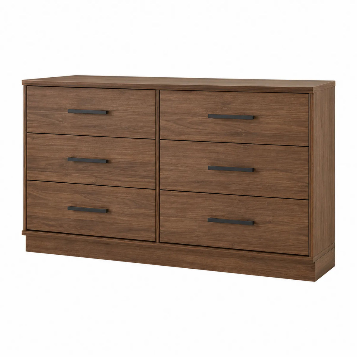 Cajonera de Madera de Nogal con 6 Cajones Marr¨®n