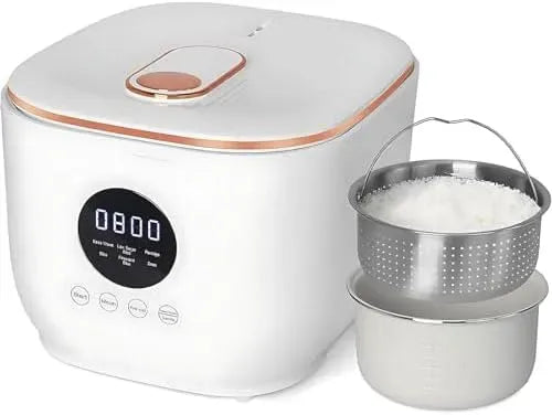 24h Cuiseur, cuiseur multifonction électrique, multicuiseur électrique, cuiseur à riz électrique, 3 L, minuteur, vapeur, 5 Modes, pour Les familles