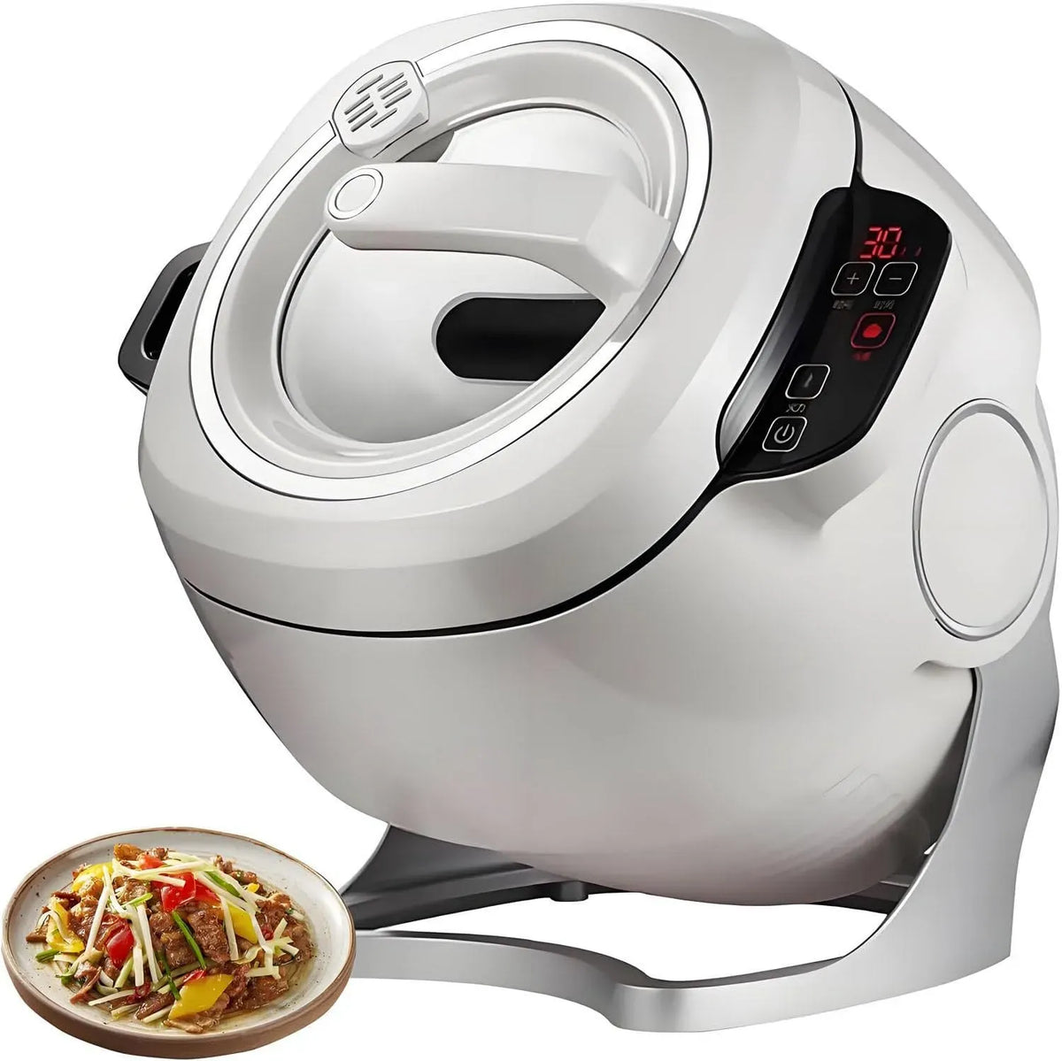 Robot, 2000 W, 3 niveaux, professionnel, restaurant, acier inoxydable, fonction chauffante, pour Usage Domestique et Professionnel