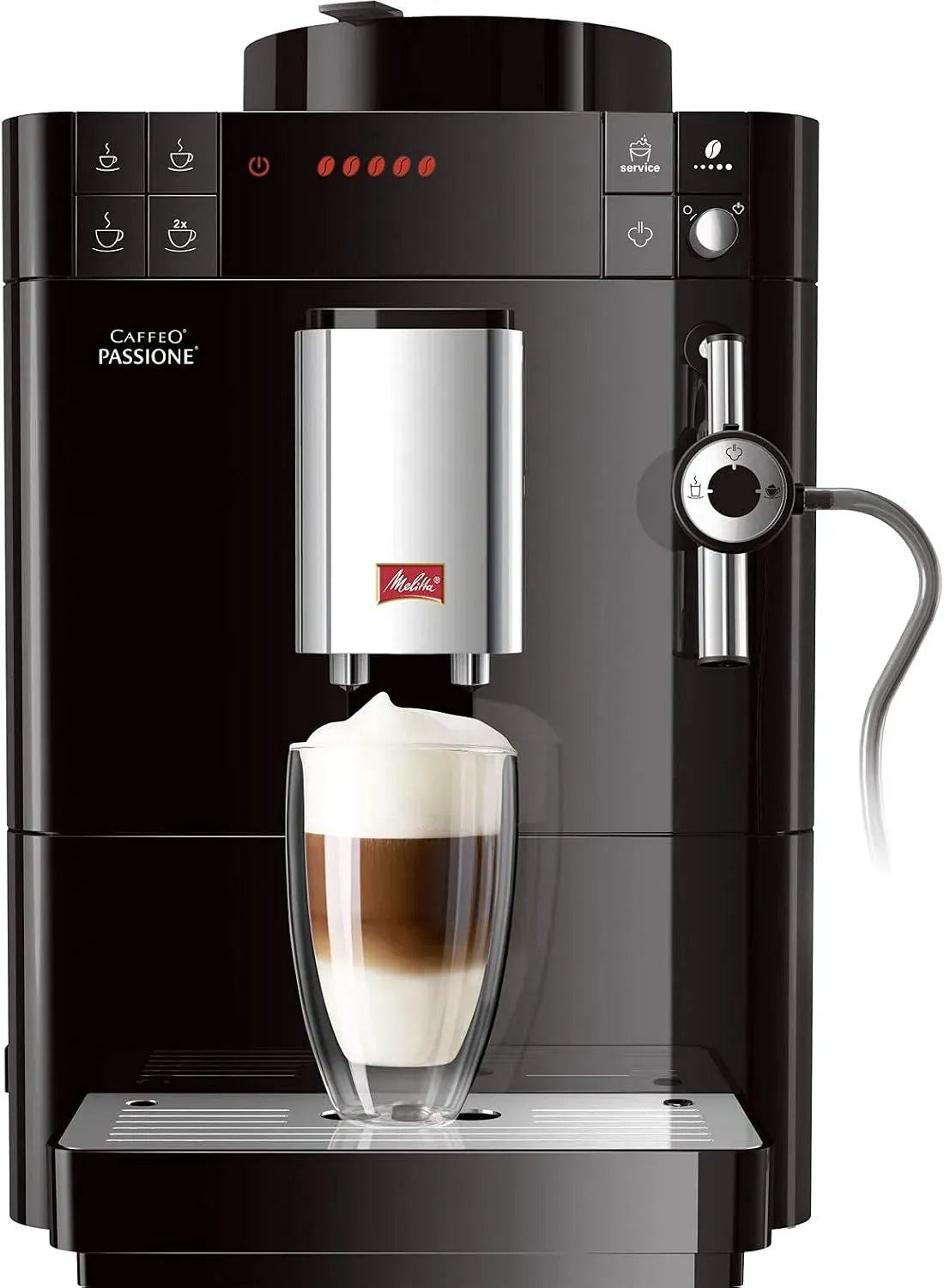Melitta F530-102 Cafetière électrique, dimensions personnalisables, noir, 15 bars