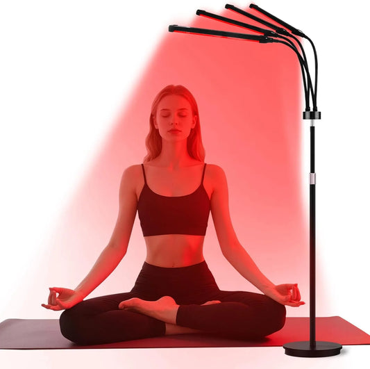 Lampe, 660 nm, 850 nm, 940 nm, minuteur, 3 modes, 5 niveaux, rouge, pour soulager les douleurs