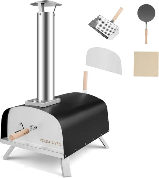 Four électrique à pizza, 42 x 81 x 84,5 cm, extérieur
