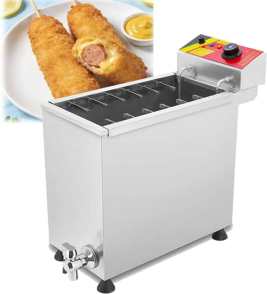Machine de Fabrication, professionnel, restaurant, pour Bâtonnets Hot-Dogs Fromage Friteuse corn dog Chien M